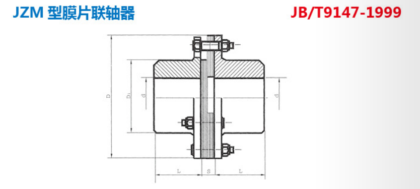 JZM型膜片聯(lián)軸器